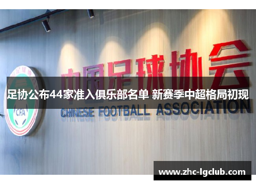 足协公布44家准入俱乐部名单 新赛季中超格局初现